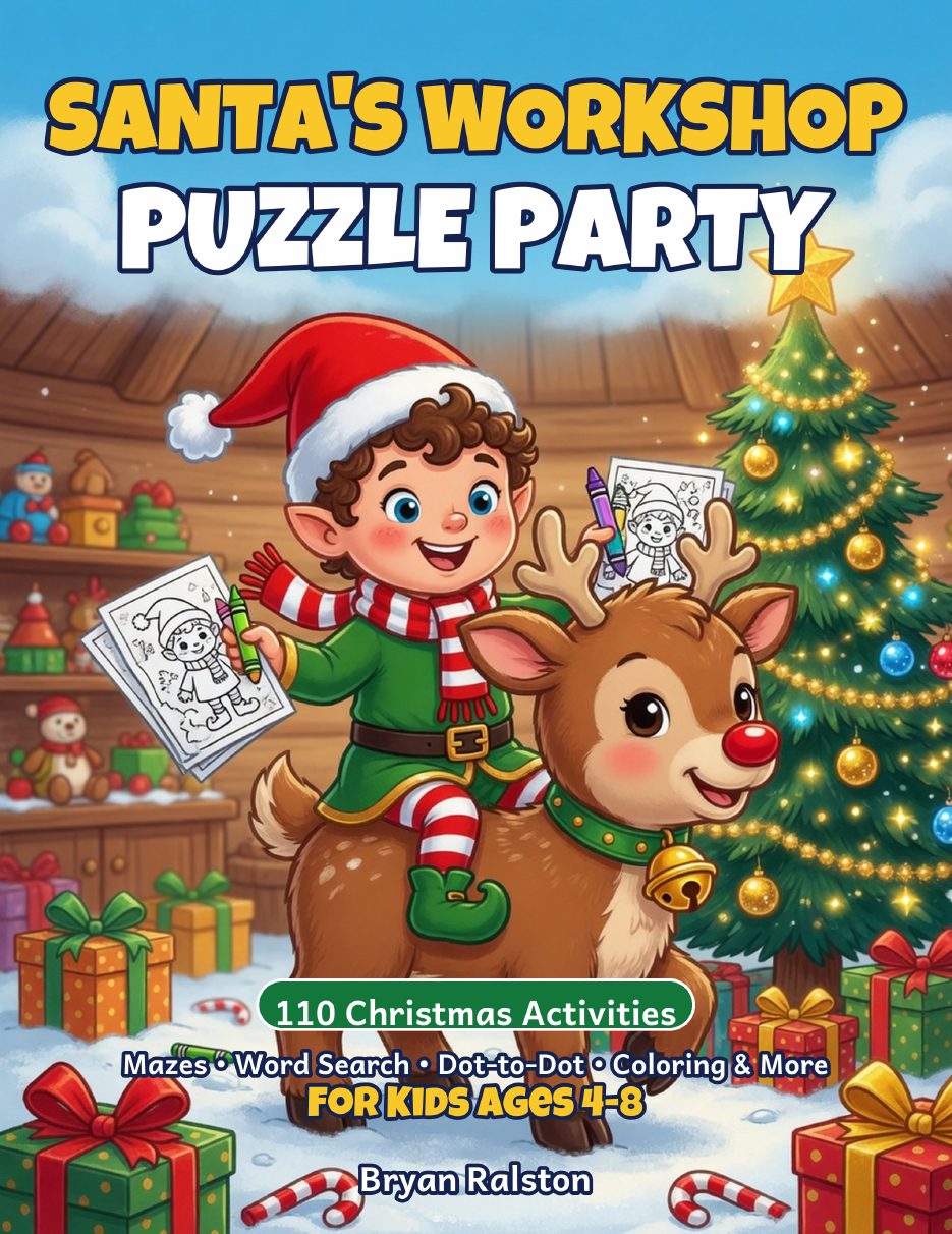 Cover of Santa’s Workshop Puzzle Party